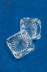'70s Starburst Clear Glass Ashtray